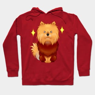 Red pomeranian Hoodie